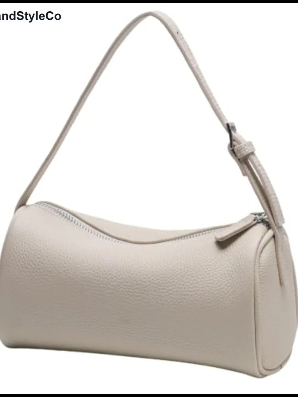 Genuine Leather Small Barrel Bag Purse Hobo Handbag